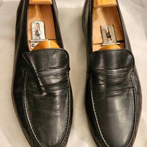 Vintage black Bally loafers